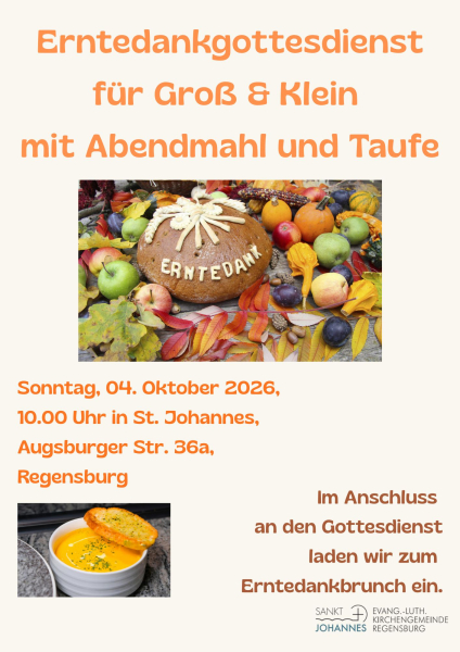 Plakat Erntedankgottesdienst 