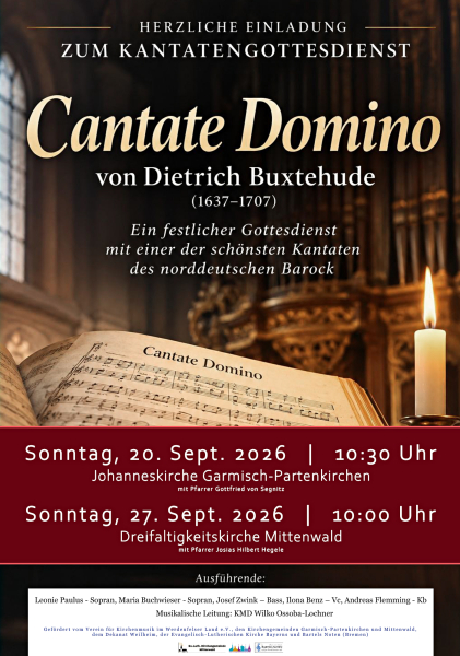 Bild der Veranstaltung Plakat Cantate Domino_Bild©HPNuKI