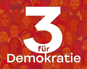 Bild der Veranstaltung Logo der Kooperation 3 für Demokratie