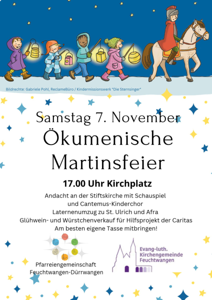 Ökumenische Martinsfeier mit Laternenumzug